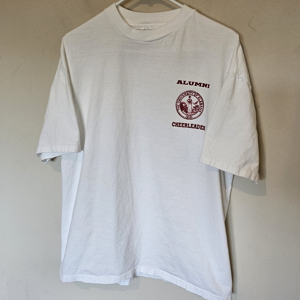 Vintage Hefty University of Alabama Alumni Cheerleaders T-Shirt  - Size XL